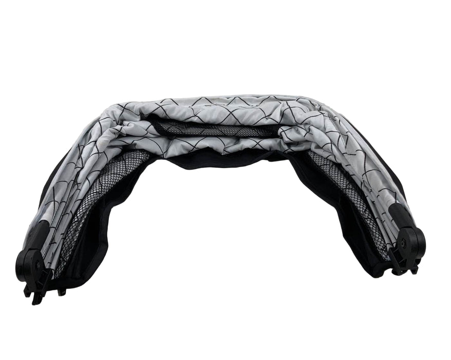 Shop Mockingbird Extendable Canopy without Sunshade, Black, Windowpane at GoodBuy Gear