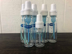 used BUNDLE Dr. Brown’s Glass Narrow Baby Bottles