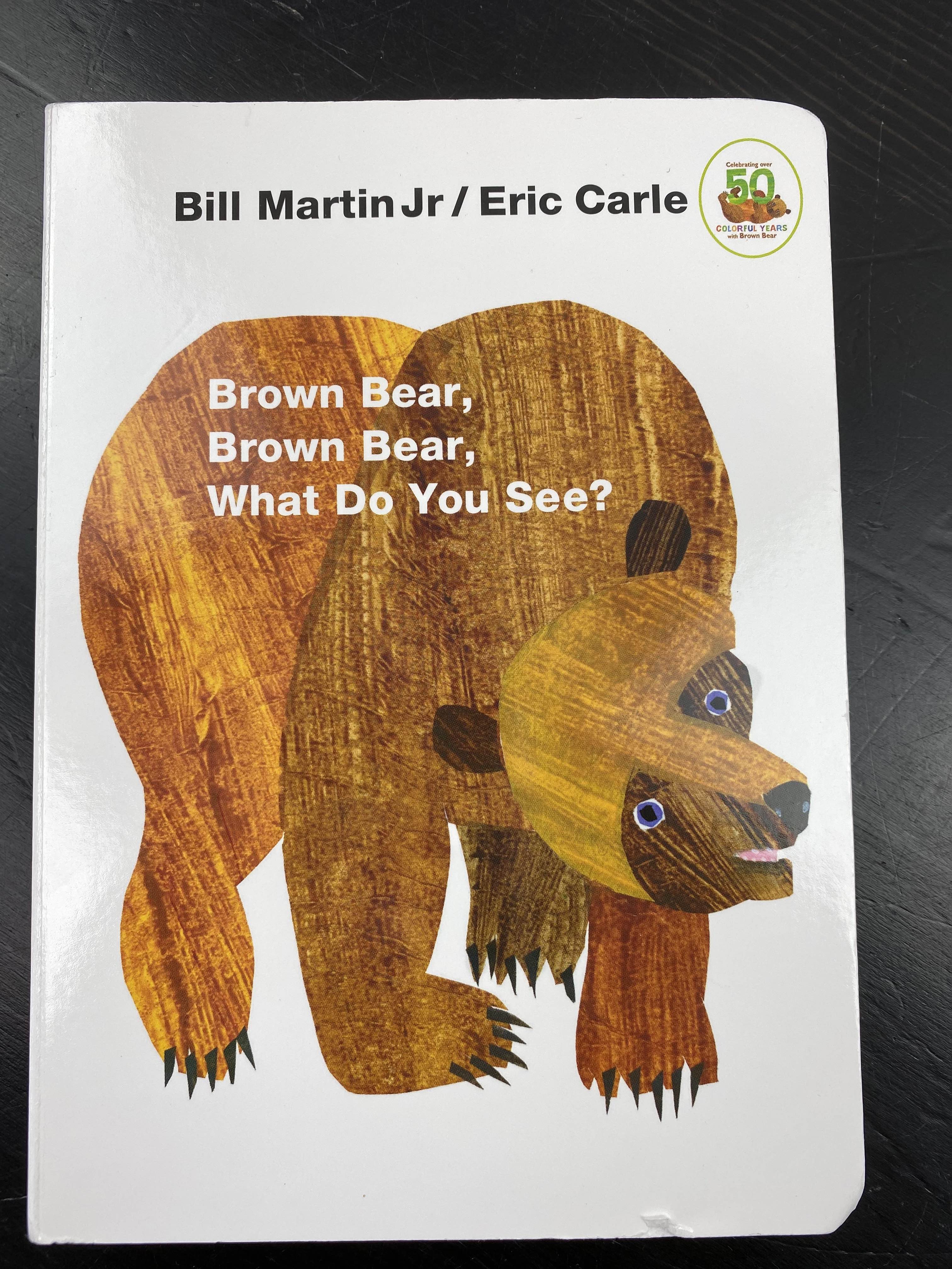 Eric Carle Brown Bear, Brown Bear, What Do You See?, Board book