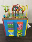 used ALEX Toys Discover My Busy Town Wooden Activity Cube