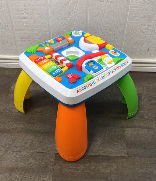 used Fisher Price Laugh And Learn Around The Town Learning Table