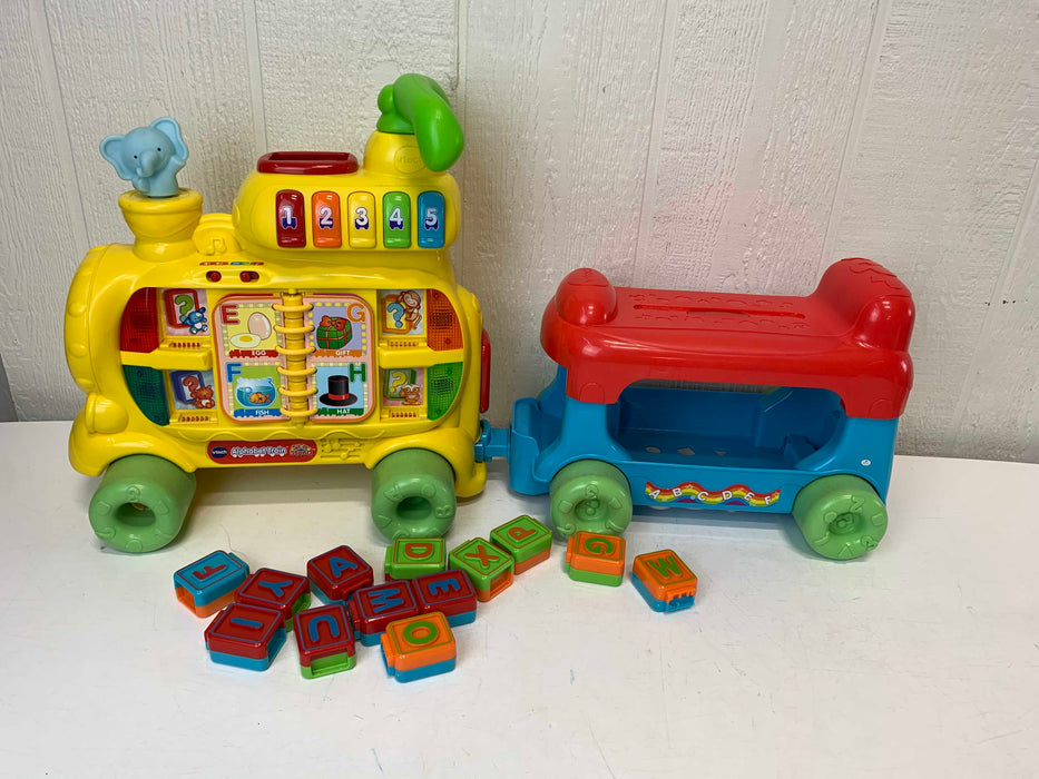 used VTech Sit To Stand Alphabet Train