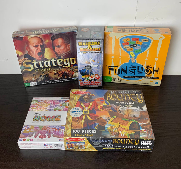 secondhand BUNDLE Board Games And Jigsaw Puzzles