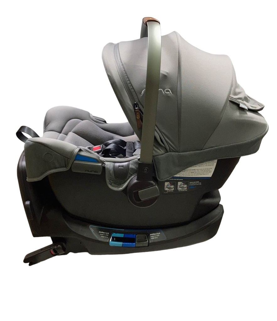 Nuna PIPA rx Infant Car Seat with RELX Base, 2022, Granite