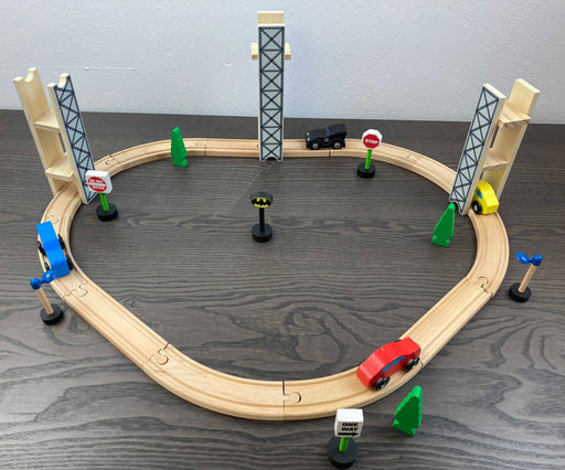 used BUNDLE Wooden Trains And Tracks