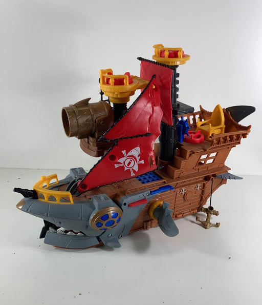 secondhand Fisher Price Imaginext Shark Bite Pirate Ship