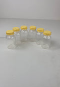 secondhand Medela Breast Milk Collection and Storage Bottles with Solid Lids - 6pk/5oz