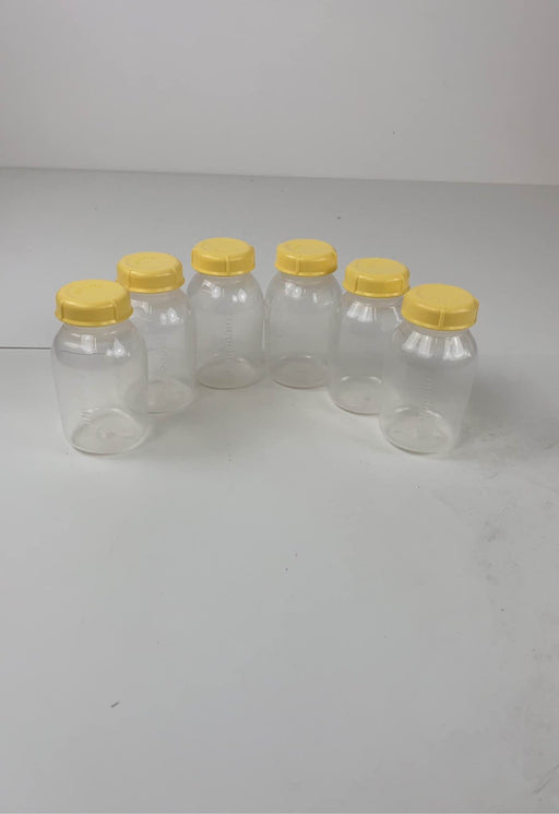 secondhand Medela Breast Milk Collection and Storage Bottles with Solid Lids - 6pk/5oz