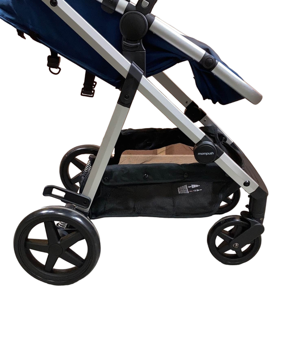 used Mompush Meteor 2 Stroller, Navy Blue, 2022