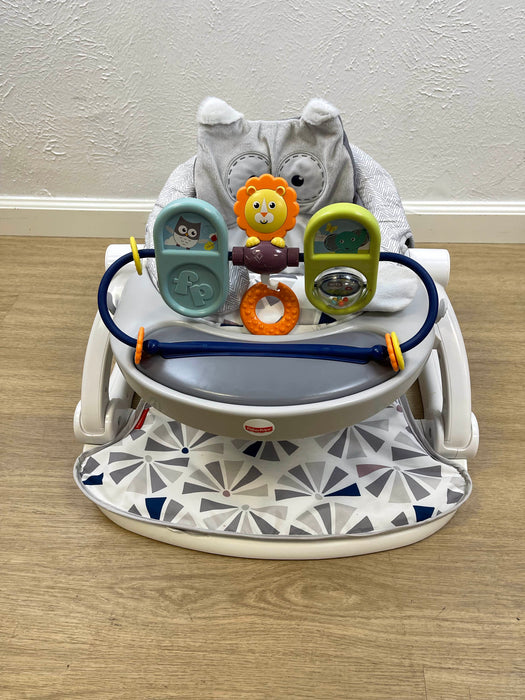 used Fisher Price Premium Sit-Me-Up Floor Seat with Toy Tray