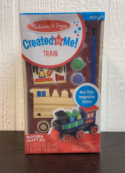 secondhand Melissa & Doug Created By Me! Plane, Train & Race Car Set