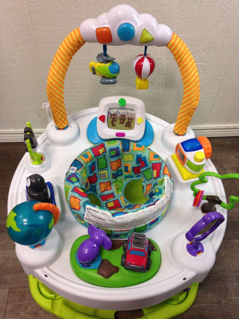 Evenflo ExerSaucer Triple Fun World Explorer Active Learning Center