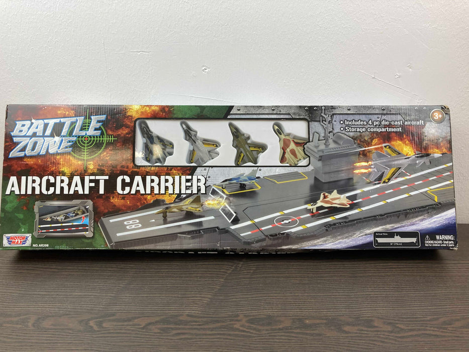 secondhand Motormax Battle Zone Aircraft Carrier