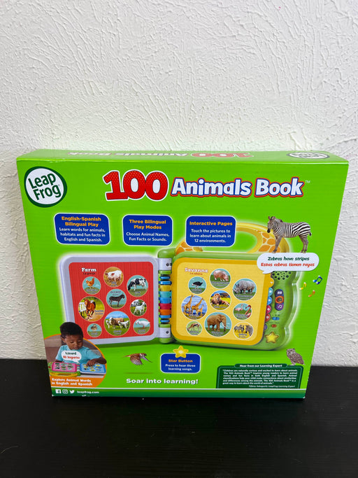 secondhand Leap Frog Learning Friends 100 Animals Book