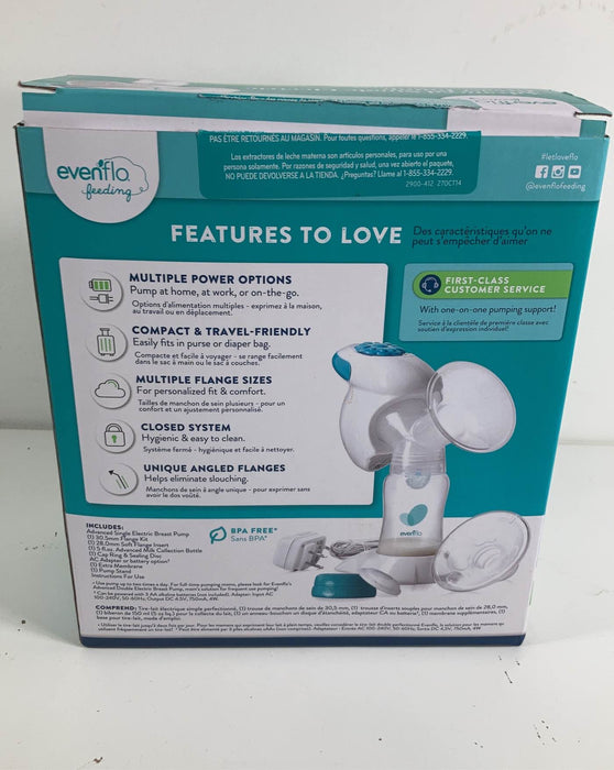 used Evenflo Advanced Single Electric Breast Pump