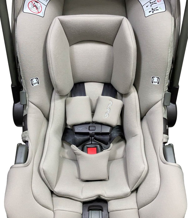 Nuna PIPA rx Infant Car Seat with RELX Base, 2023, Hazelwood