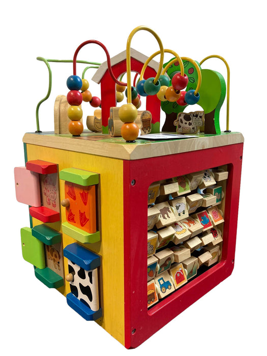 secondhand Battat Wooden Activity Cube