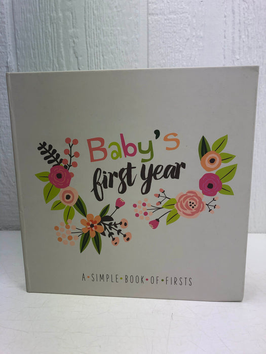 used Lucy Darling Baby’s First Year Memory Book