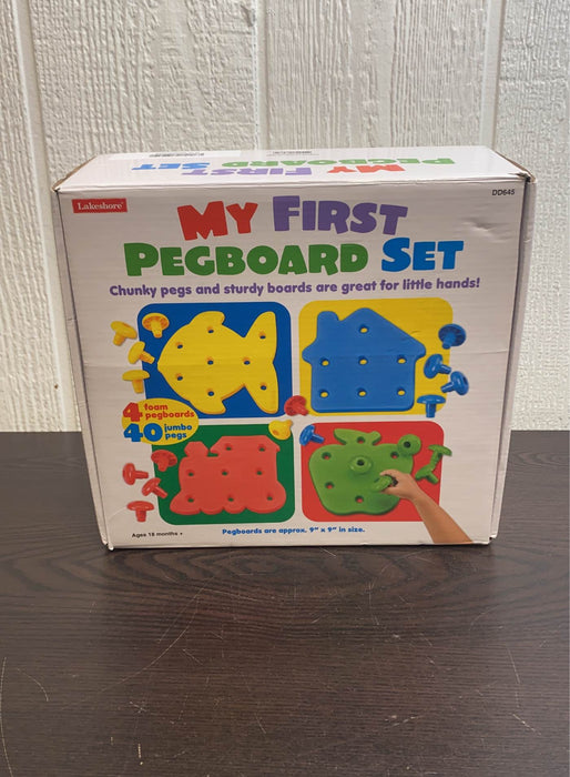 used Lakeshore My First Peg Board Set