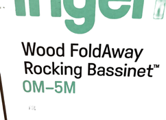 Shop Ingenuity Foldaway Rocking Wood Bassinet, Wallace at GoodBuy Gear