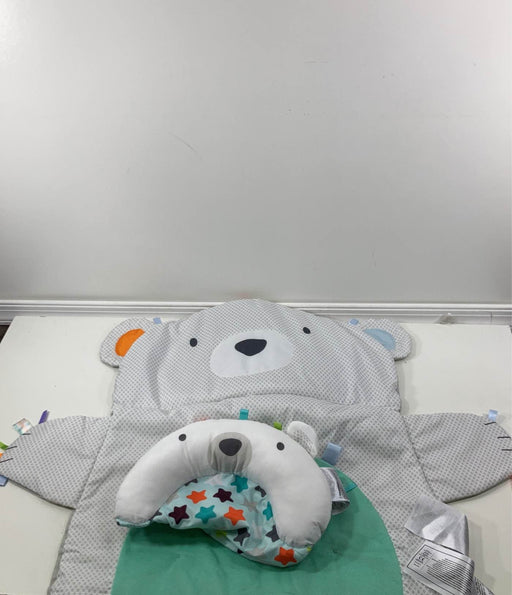 secondhand Bright Starts Tummy Time Prop & Play Mat, Bear