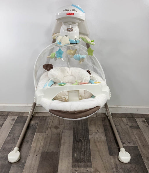 used Fisher Price My Little Lamb Cradle ‘n Swing