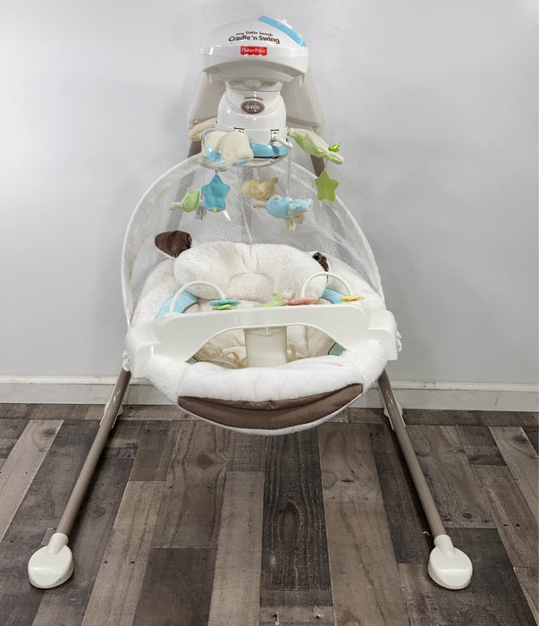 used Fisher Price My Little Lamb Cradle ‘n Swing