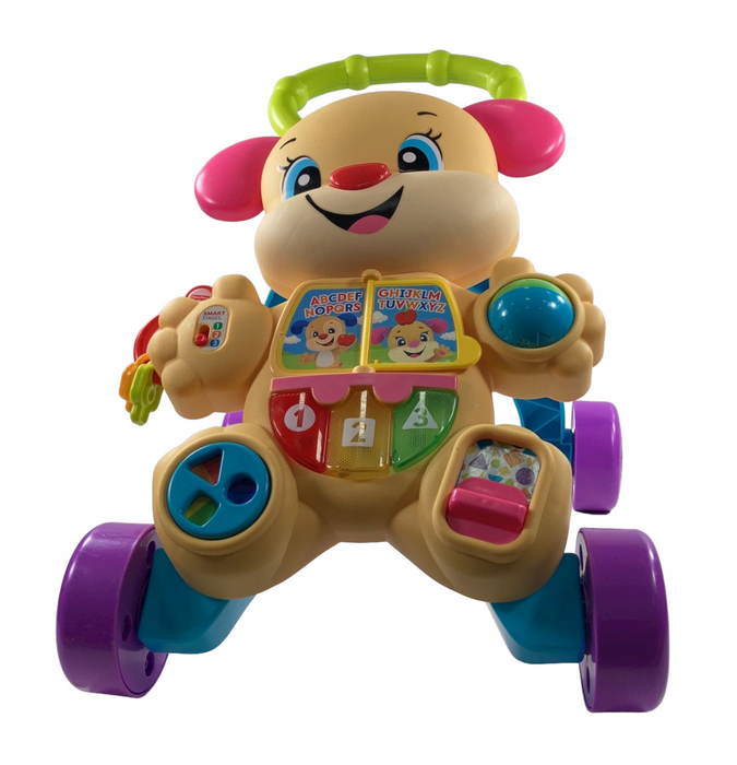 Fisher Price Laugh & Learn Smart Stages Learn With Puppy Walker, - Pink