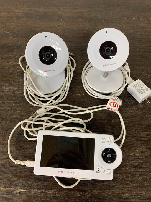 used Project Nursery 4.3” Baby Monitor System with 2 Cameras