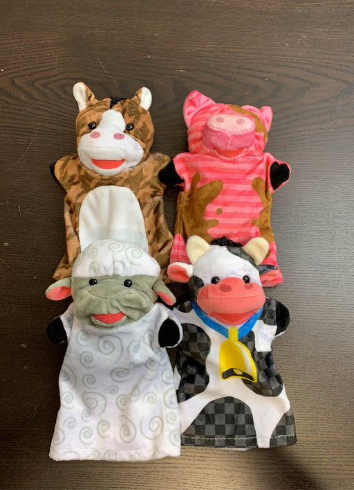 used Melissa & Doug Hand Puppet Set, Farm Friends