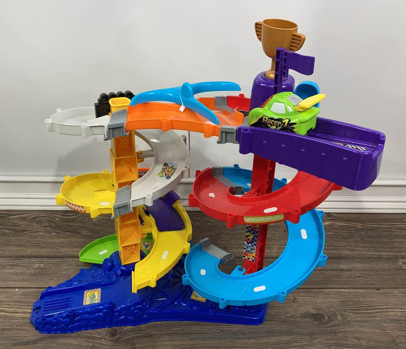 secondhand VTech Go! Go! Smart Wheels Ultimate Corkscrew Tower