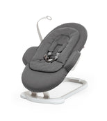 used Stokke Steps Bouncer, Deep Grey White Chassis