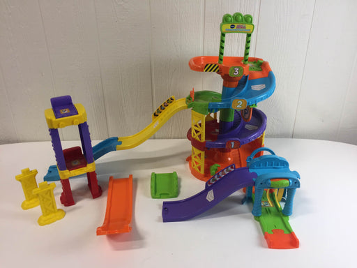 used VTech Go! Go! Smart Wheels Spinning Spiral Tower With Cars