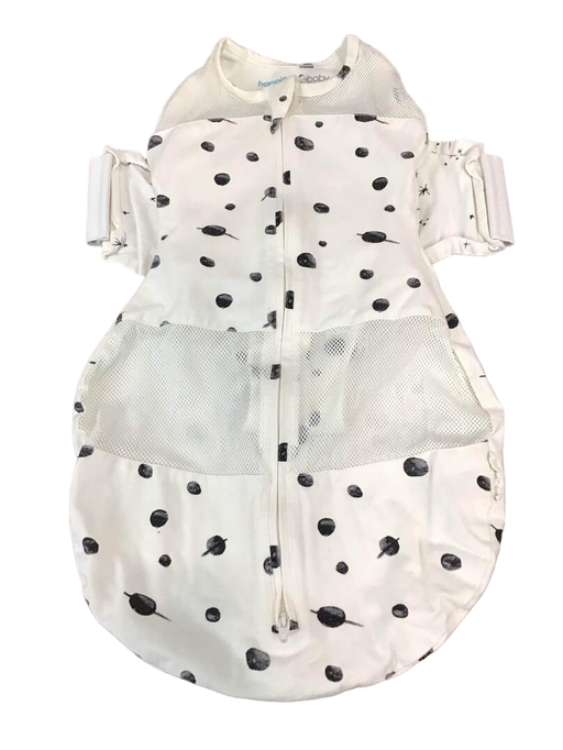 used Happiest Baby SNOO Sack, Small (5-12 lbs), Ivory Planets