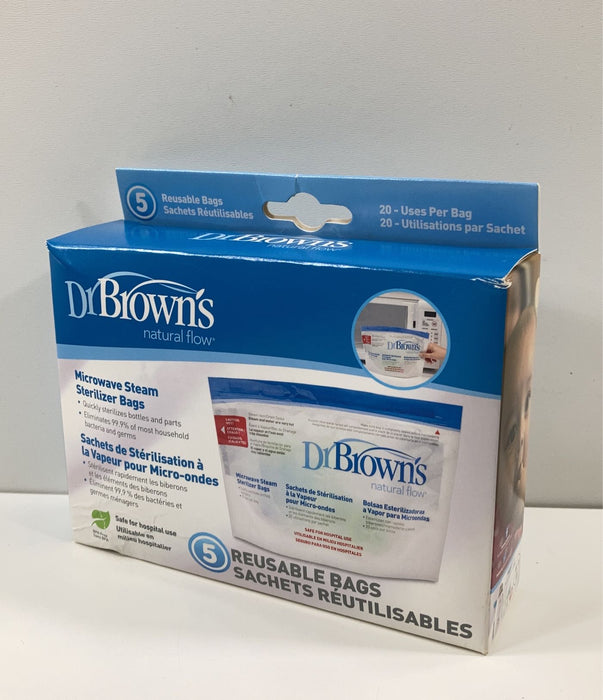 Shop Dr. Brown's Microwave Steam Sterilizing Bags, 5 Pack at GoodBuy Gear