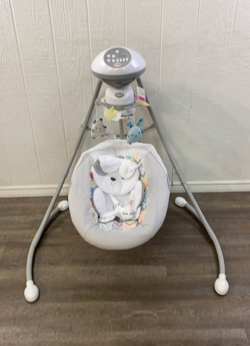 used Fisher Price Cradle 'n Swing, Sweet Snugapuppy Dreams