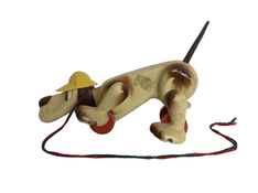 used Hasbro Digger the Dog Pull Toy