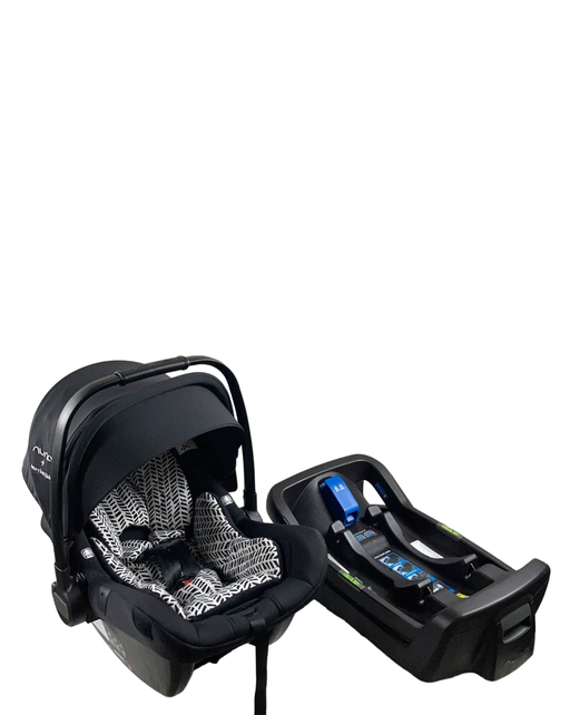 used Nuna Pipa Lite LX Infant Car Seat, Broken Arrow Caviar