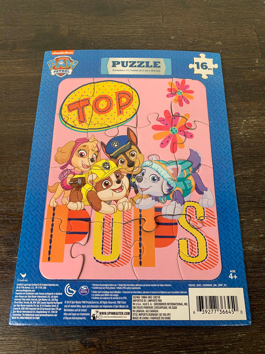 used Nickelodeon Paw Patrol 16 Piece Puzzle