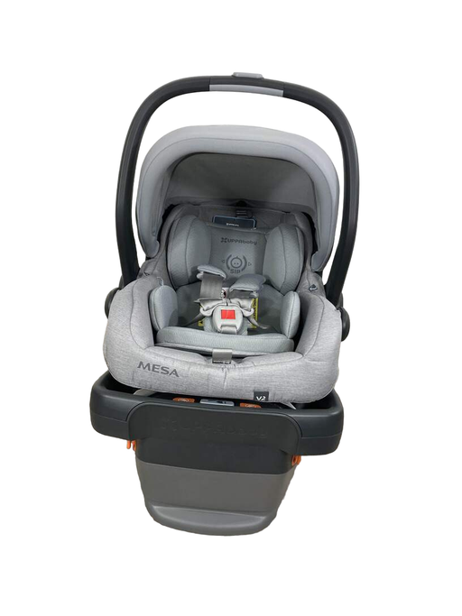 secondhand UPPAbaby MESA V2 Infant Car Seat, 2022, Stella - Grey Melange