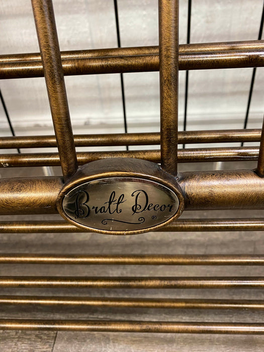 Shop Bratt Decor Venetian II Crib, Vintage Gold at GoodBuy Gear