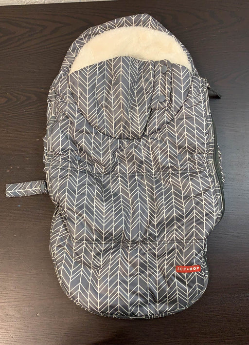 used Skip Hop Stroll And Go Car Seat Cover, Gray Feather