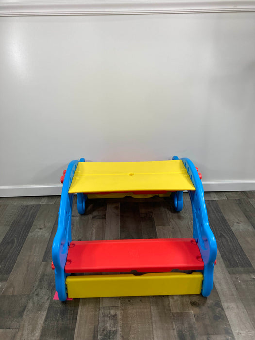 used Grow ’n Up 3 In 1 Climber, Rocker, Bench