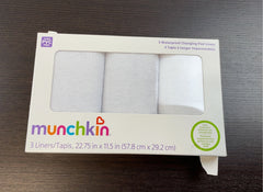 used Munchkin Waterproof Changing Pad Liners, 3 Count