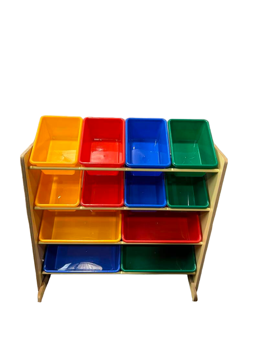 used Humble Crew Supersized Wood Toy Storage Organizer