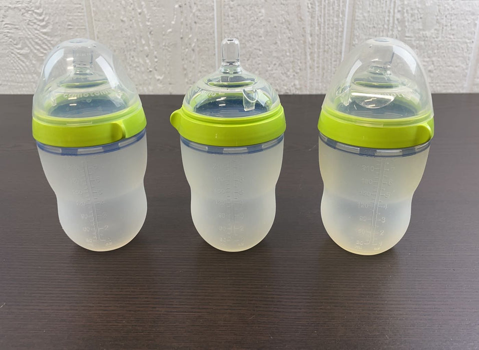 Shop Comotomo Baby Bottles, Green, 8 ounce, Pack of 3 at GoodBuy Gear