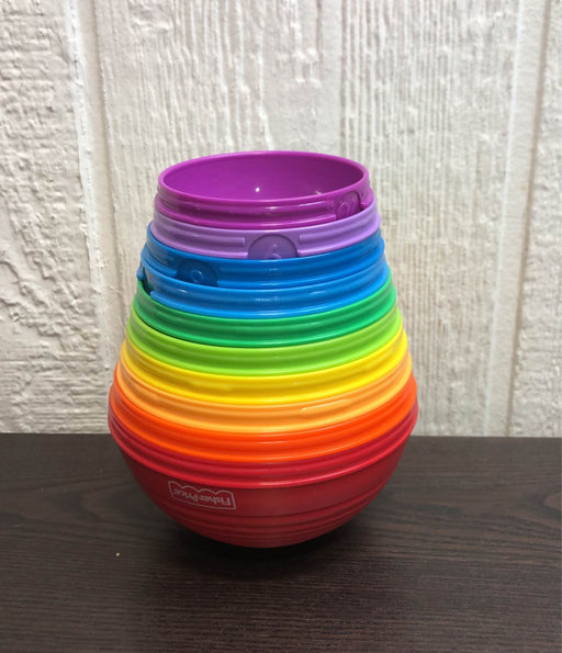 used Fisher Price Brilliant Basics Stack And Roll Cups