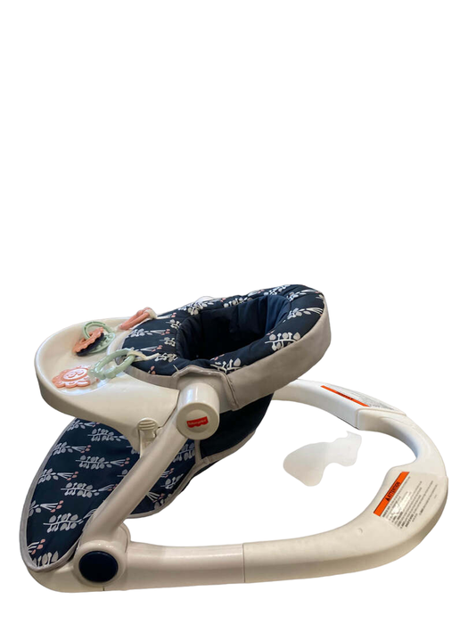 Shop Fisher Price Sit-Me-Up Floor Seat, Navy Garden at GoodBuy Gear
