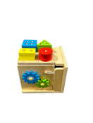 used Justwood 8-in-1 Montessori Wooden Cube