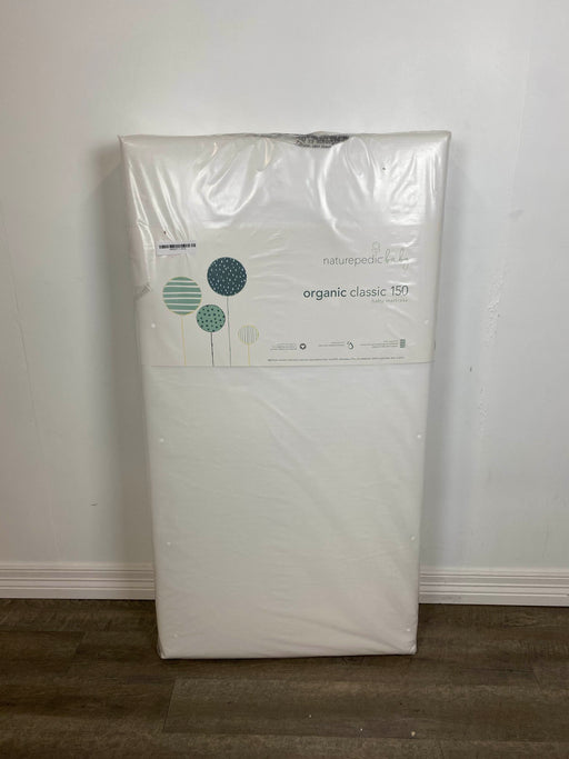 used Naturepedic Classic 150 Seamless 2-stage Organic Baby & Toddler Mattress